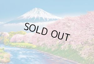 画像1: ★31％off★1000ピースジグソーパズル 富士と潤井川の桜並木  ビバリー 1000-014 (49×72cm) (1)