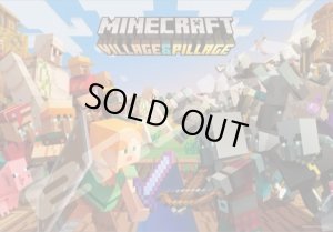 画像1: ★31％off★1000ピースジグソーパズル マインクラフト(MINECRAFT) Village ＆ Pillage  エンスカイ 1000T-393 (51×73.5cm) (1)