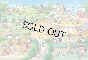 画像1: ★31％off★300ピースジグソーパズル PEANUTS スヌーピー レッツプレイスポーツ！  エポック社 28-804s (26×38cm) (1)