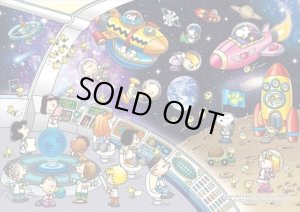 画像1: ★18％off★クリアカット216ピースジグソーパズル PEANUTS スヌーピー スペーストラベル  エポック社 55-602 (18.2×25.7cm) (1)