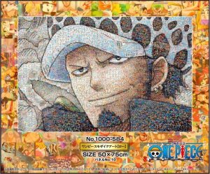 ☆31％off☆1000ピースジグソーパズル ワンピース モザイクアート ロー エンスカイ 1000-584 (50×75cm) -  組絵門（くみえもん）