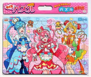 画像1: ■板パズル65ピース B4パズル セイカのパズル65P デリシャスパーティ&hearts;プリキュア A柄 《廃番商品》 サンスター文具 5304330A (1)