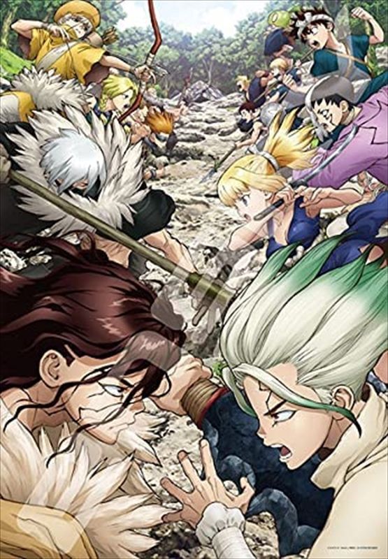 ■1000ピースジグソーパズル Dr.STONE STONE WARS いざ開戦 エンスカイ 1000T-181 (51×73.5cm)