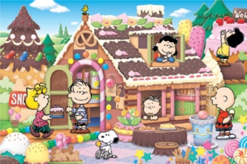 絶版 ジグソーパズル スヌーピー PEANUTS スウィートハウス アポロ社